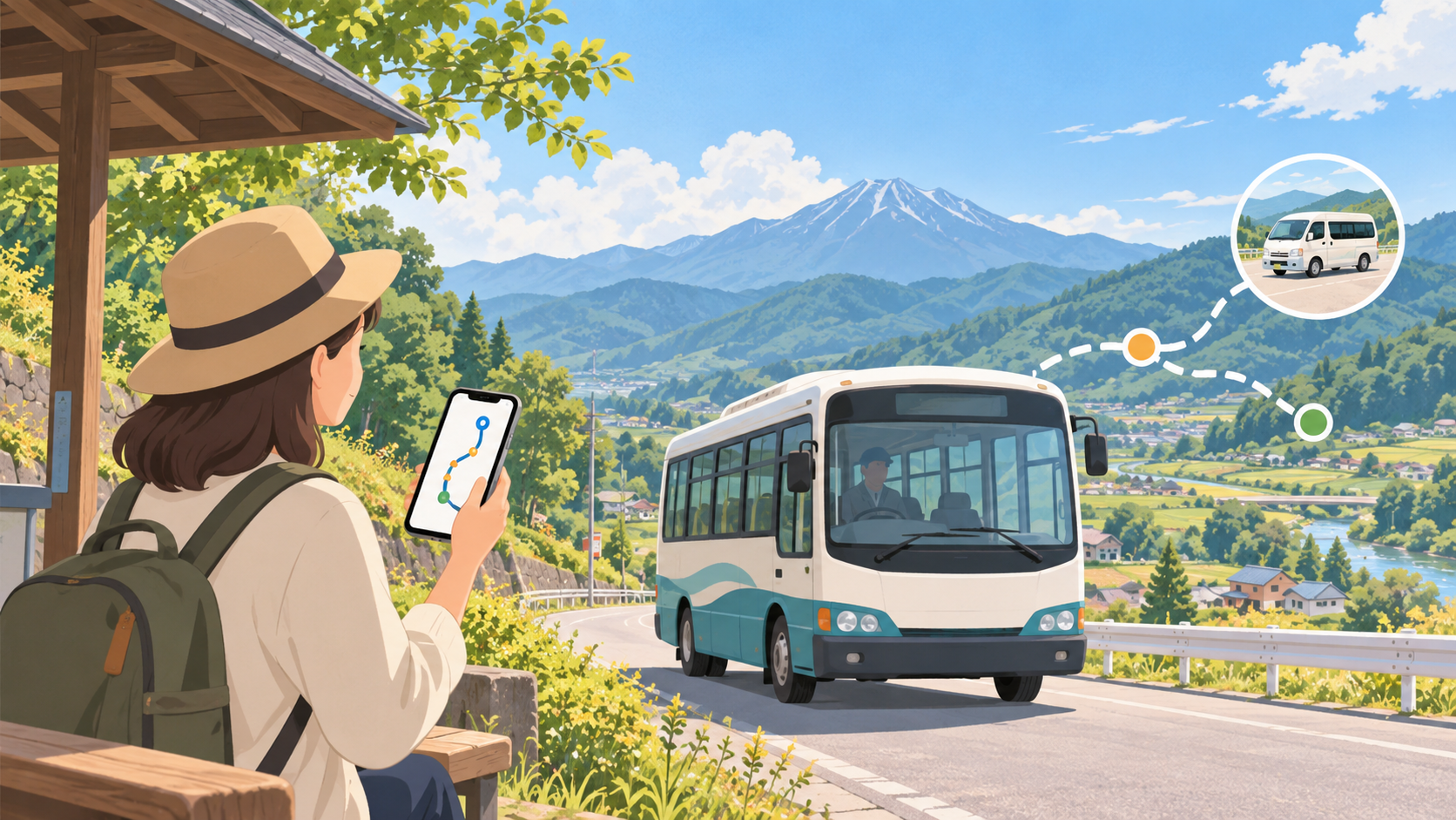 北杜市民バスで通院・買い物へ：路線の探し方とデマンドバスの予約手順