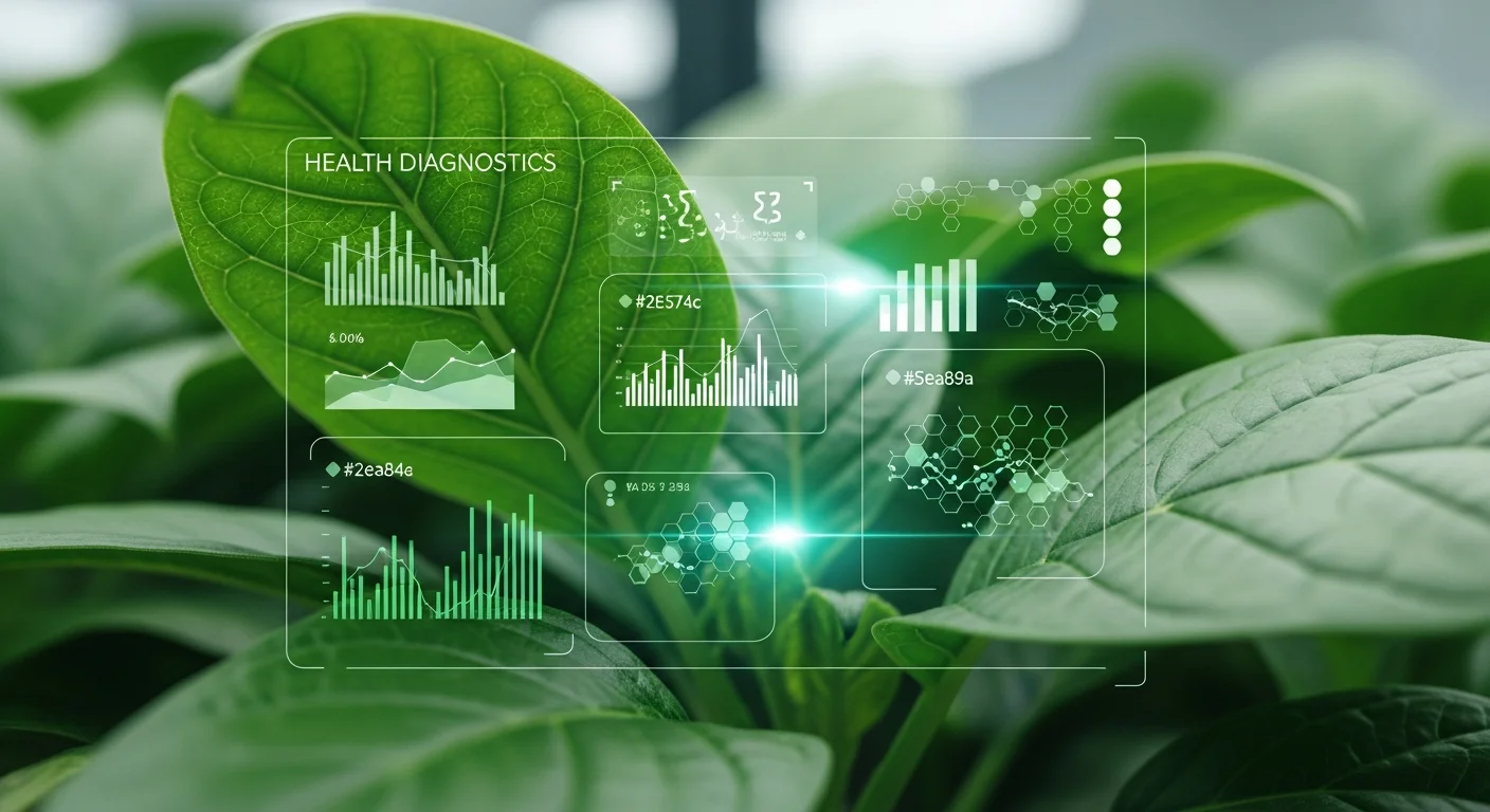 AI画像認識で植物の健康診断：葉の色と形から栄養不足・病害を早期発見