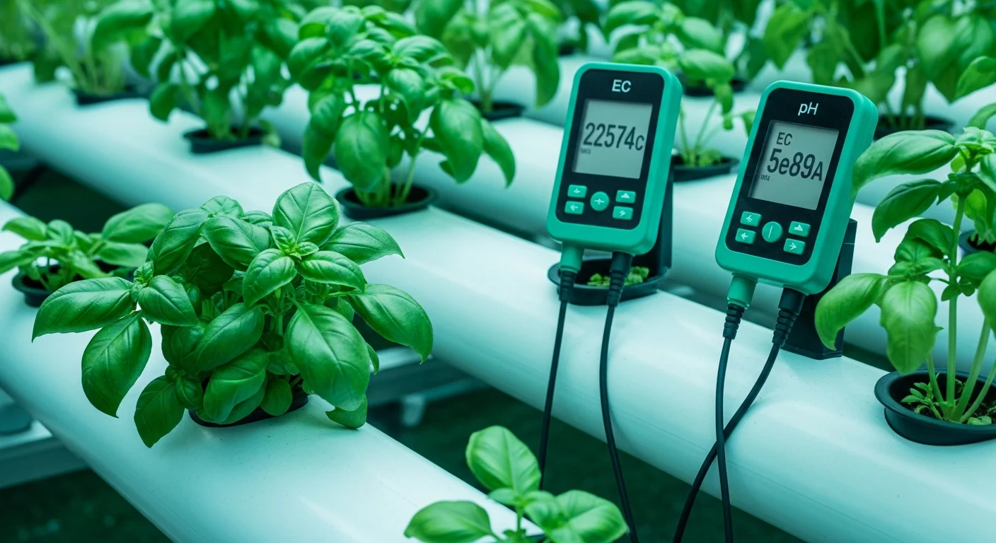 水耕栽培の液肥管理入門：EC・pHが収量と品質を左右する理由