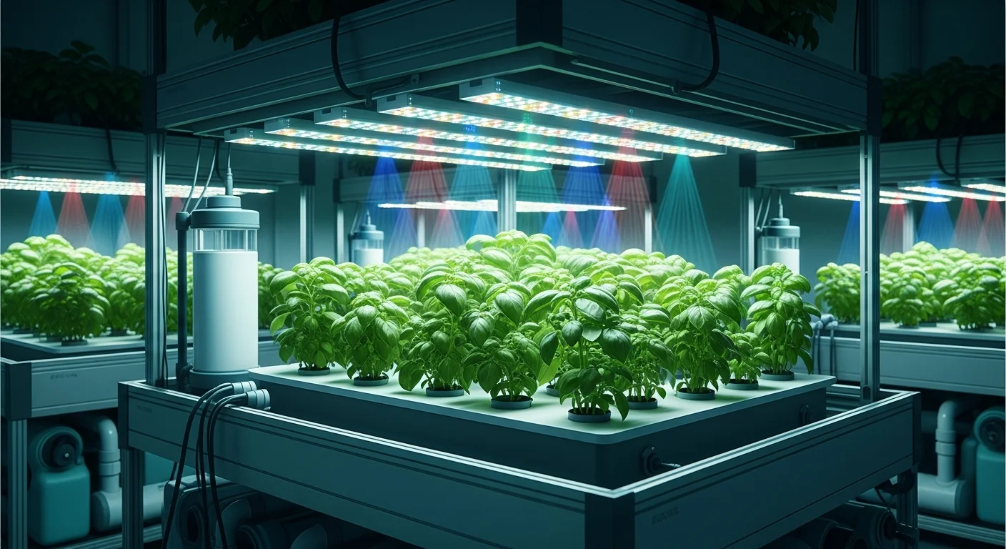 LED光スペクトル最適化で変わるハーブ栽培 ― PPFD・DLIの基礎と実践