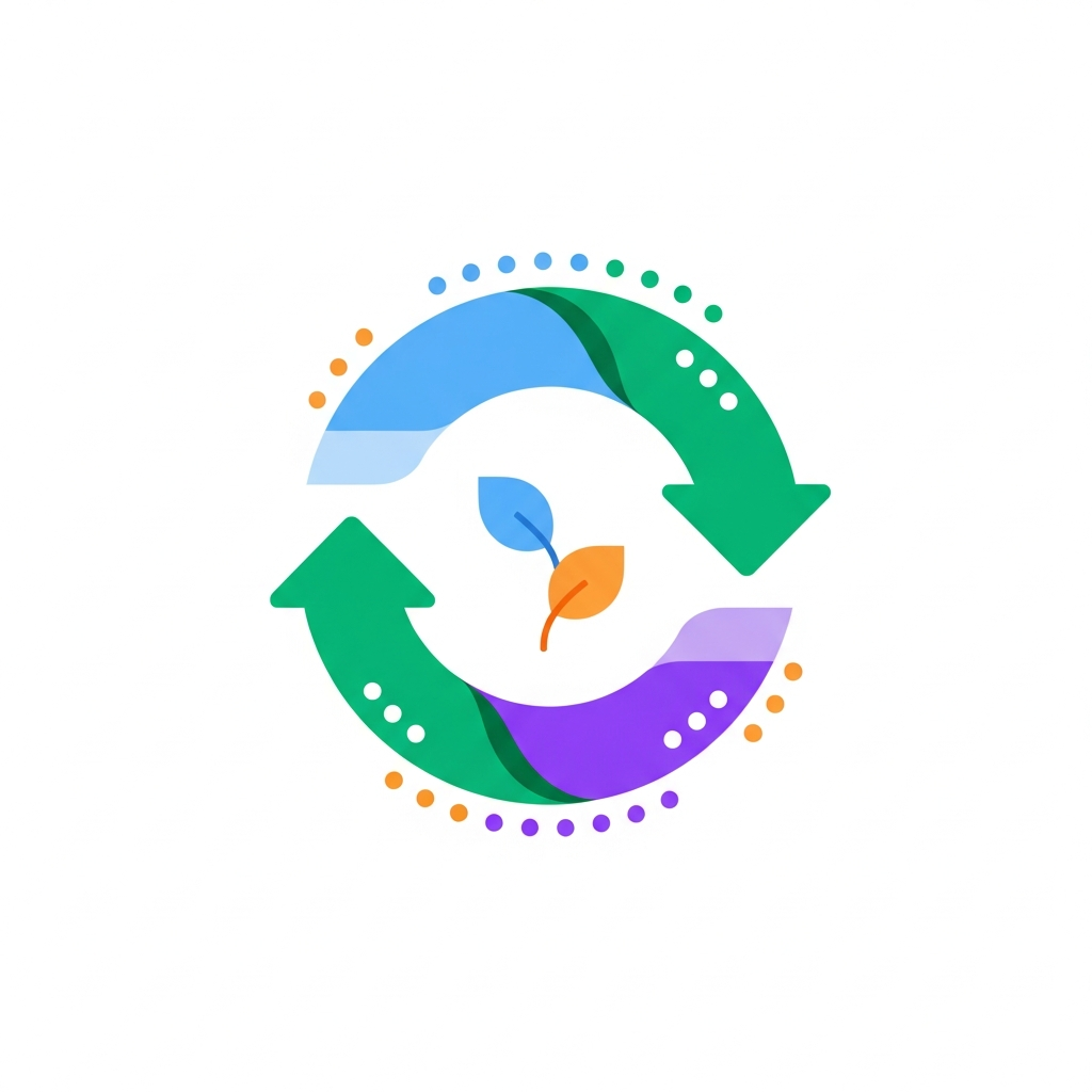 循環を表すイラスト